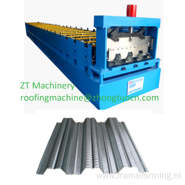 Steel floor decking sheet rolling making machine